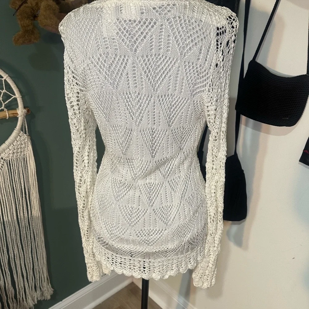 Emma James cream crochet